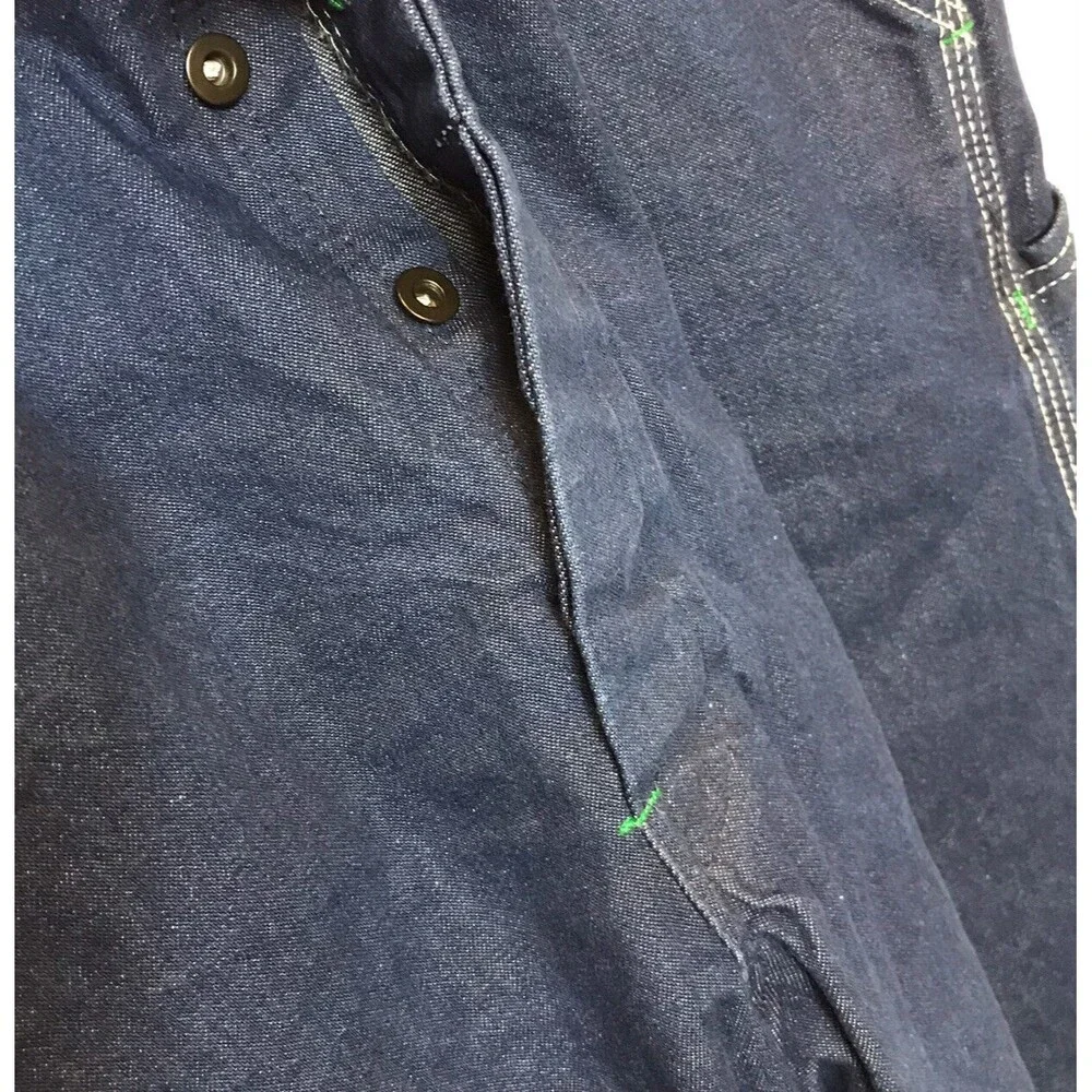 Key Imperial denim bib overalls mens size  42x34  Dark‎ Wash